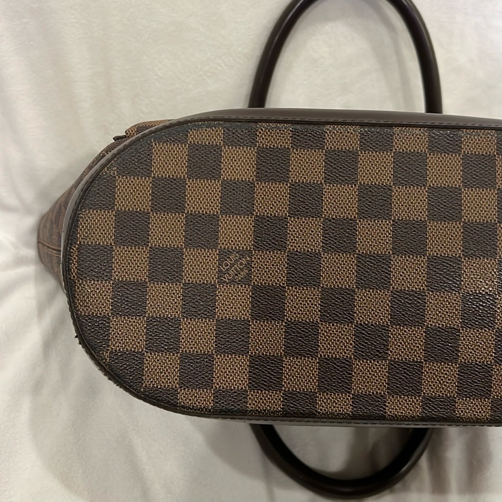 Authentic Louis Vuitton Ebene Manosque GM Damier Tote Bag - Picture 10 of 16